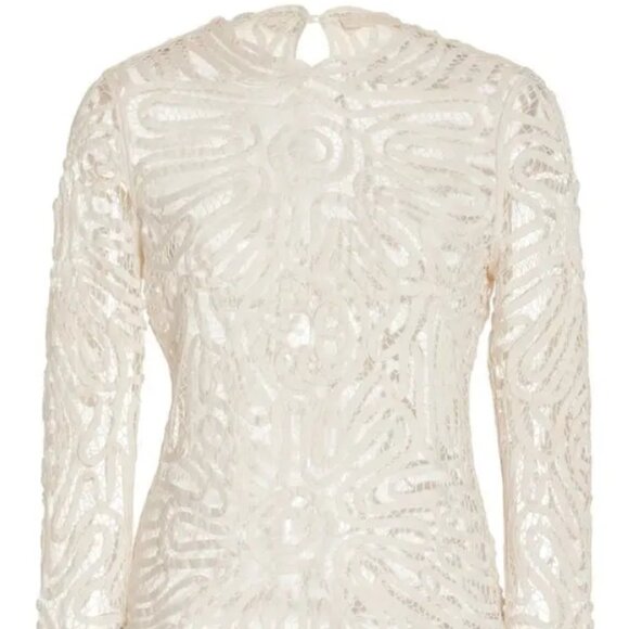 NWOT Spring 2023 Collection ULLA JOHNSON Nomi Lace Top in Pristine XS $890 - Picture 3 of 8